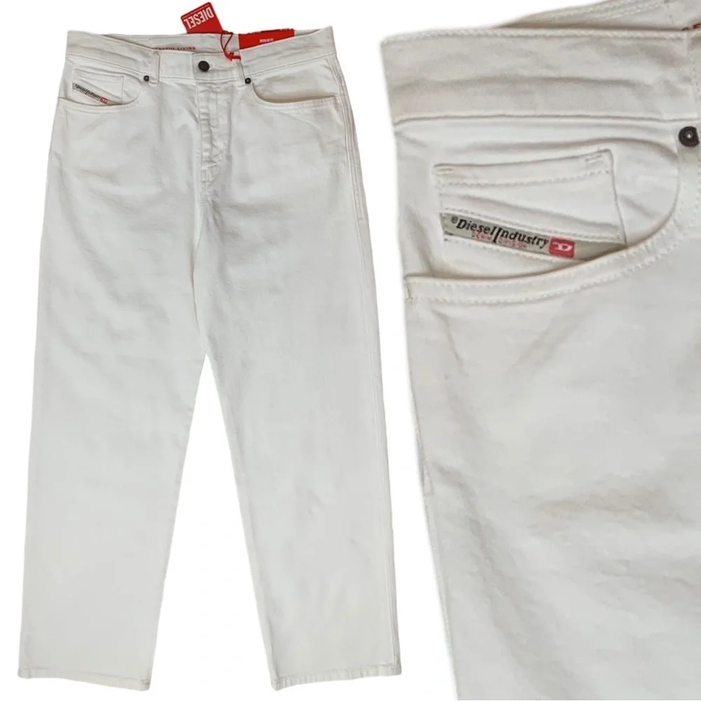 Diesel Boyfriend Jeans 2016 D-Air 09D63 White Size 27 - Picture 5 of 17